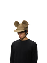 6CRAYON Army Green Pleated Flat Brim Mickey Cap