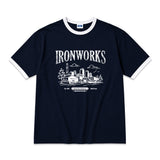 アイアンワークス オーバーフィット リンガー Tシャツ(2color)