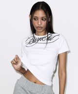2-WAY 08 HORSE TEE (WHITE) F26QB078