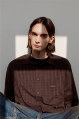 Alarm Glen Check Shirts - Brown