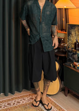 Overfit Bermuda Backbanding Slacks Shorts 3COLOR