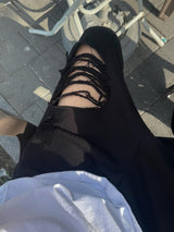 ASCLO デストロイスウェットパンツ (2color)