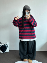ナイロン🥠サイドピンタックバルーンパンツ💚5COLOR