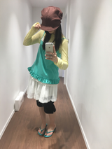 Breeze Frill Midi Skirt (2color)