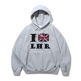 ILHR ロゴフーディー (グレー)
