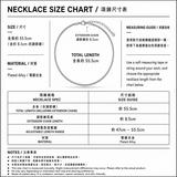 アンバー ビーズ クロス ネックレス