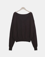Seul Deep V-Neck Long-Sleeve Knit