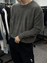[Unisex] Angora round neck knit(7color)
