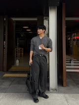 Avan stripe rivet slacks