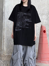 text tenta oversized t-shirt