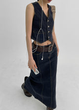 [MADE] Seville SET - Denim Long Skirt