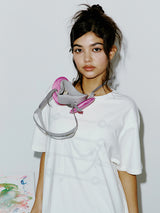 BUTTON TEE IVORY