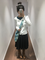 YWD PLAID PLEATS SKIRT (3color)