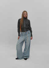 [MADE] Lemaire Lyocell Wide Denim Pants