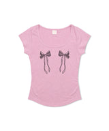 exy ribbon glitter tee (4colors)