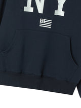 NY FLAG HOODIE NAVY