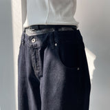 Deep Tone Straight Denim