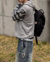 ルインシースルーストライプニット