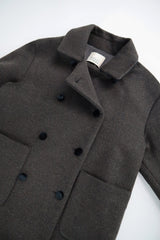 Herringbone double coat_brown