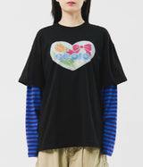 (W)デコストライプトップ (2color)