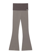 スリム バンディング ブーツカットパンツ(MOCHA GREY)