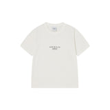 25SS ベーシックロゴウーマンショートスリーブTシャツ クリーム