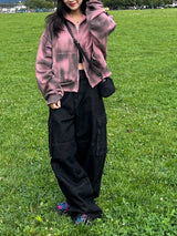 Unisex Tie Dye Over Hooded Zip-Up 2C