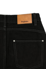 Balloon Pintuck Pants [Black]