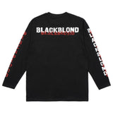 BBD オーバーラップロゴロングTシャツ (ブラック)