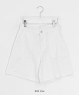 シクニ ベーシック ワイド ハーフ パンツ