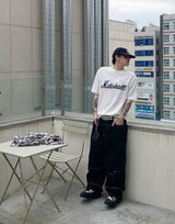No.0740 M lettering half KNIT (3color)