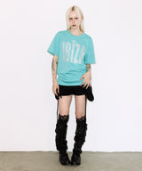 IBIZA ラインストーンTシャツ (ミント) F26QB401