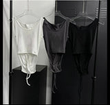 Curve islet sleeveless(3color)