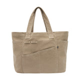 Pigment Washed Oxford Tote Bag Beige