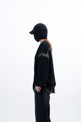 プリュイスプレーウォッシングワッフル長袖Tシャツ