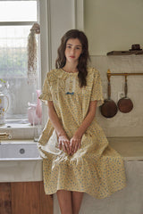 Rivona Short-sleeve One-piece Yellow[24181WOSXN]