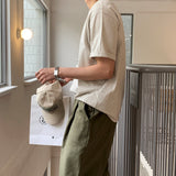 LMN Rickel フェリスラウンドオーバーサイズフィット半袖Tシャツ (4 colors)