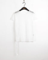 レペ メッシュレイヤードサイドストリング 半袖Tシャツ