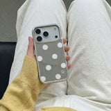 dot white mirror case