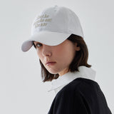 TMV レタリングボールキャップ / Twill White
