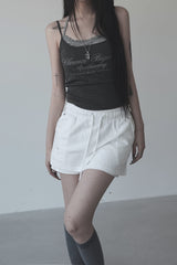 elf Lettering layered sleeveless (2color)