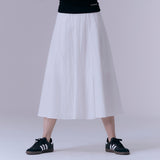 Essential flare skirt (WHITE)
