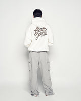 25FW CURSIVE LOGO HOODIE CREAM