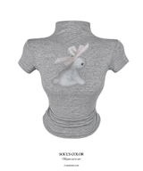 Bunny Ribbon Tee (3color)