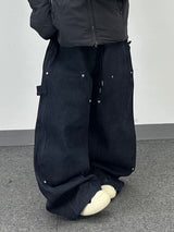 コードデニムビッグワークパンツ