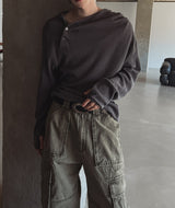 Beypi Waffle Button Hoodie