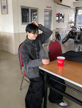 No.0633 Wグラデーションデニムシャツ