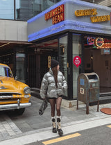 Crea 2way グロッシーオーバーパディングジャケット