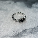 Black Stone pendant Ring