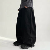 Tand Waist Banding Cotton Wide Pants